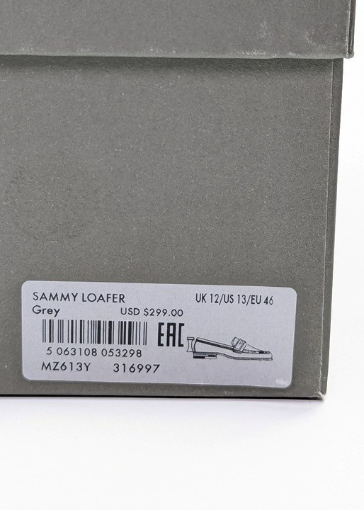 Allsaints Men\'s Sammy Slip-on Suede Penny Loafer in Grey Size 13 (MSRP $299) Allsaints Men main image 2