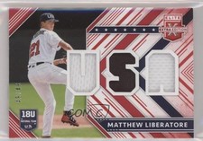 2018 Panini Elite Extra Edition USA Materials Red 49/49 Matthew Liberatore hg6