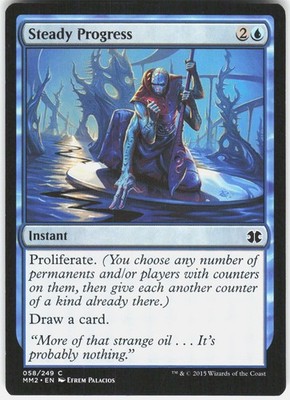 Steady Progress 58 Common Modern Masters 2015 Magic: The Gathering LP
