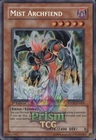 1st ed Mist Archfiend secret rare FOTB-EN064 Yugioh