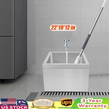 Commercial Sink Stainless Steel Floor Mount Kitchen Mop Service Sink 22*19*12in