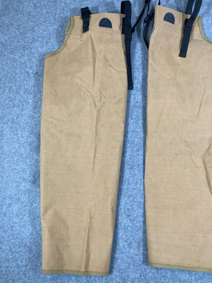 Polainas armadura serpiente piel tortuga chaps de caza entrepierna para hombre 30-32 caqui cremallera Foto 2 de 4