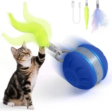 Palksky Automatic Interactive Cat Toy Ball for Bored Indoor Cats Enrichment, Spe