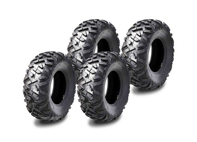 WANDA Set of 4 All Terran ATV tires 24x9-11 24X9X11 Front & Rear 6PR Bighorn ...