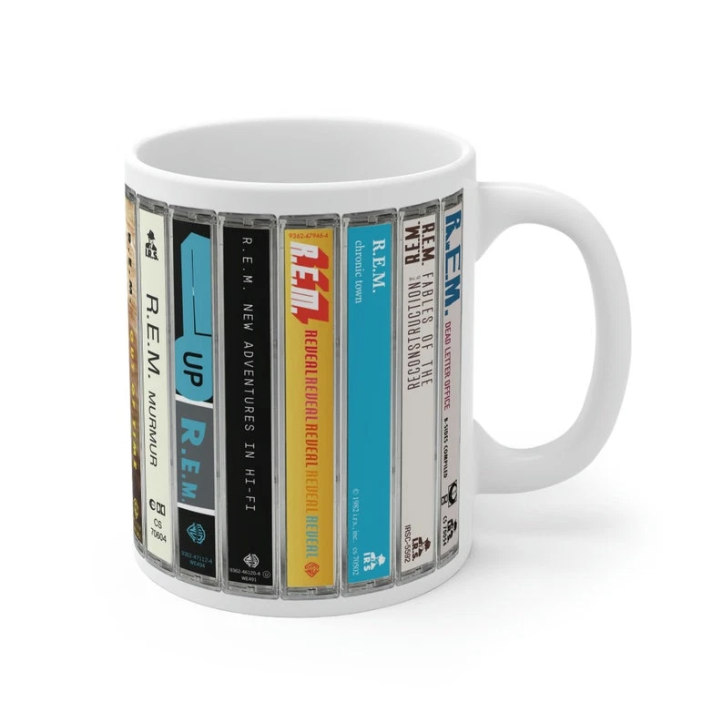 R.E.M. Cassette Albums Coffee Mug