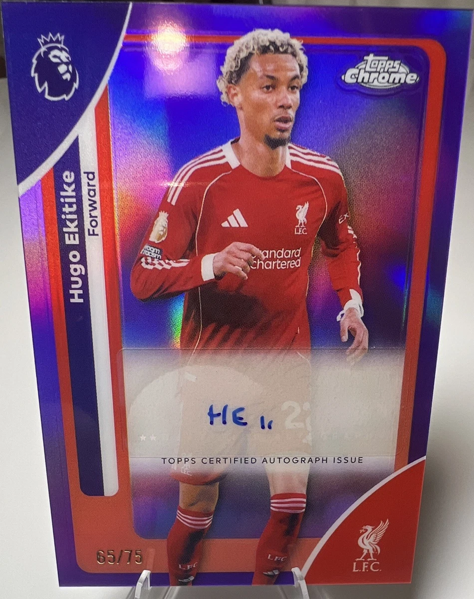 2025-26 Topps Chrome Premier League - Hugo Ekitike #CA-HE for sale