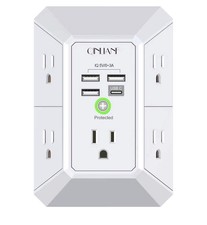 POWRUI 6 Charger USB Wall Charger Surge Protector