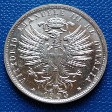 MONETA REGNO V.E.III 25 CENTESIMI 1903 RARA,NI 4 GR,OTTIMO LUSTRO, CONS.FDC