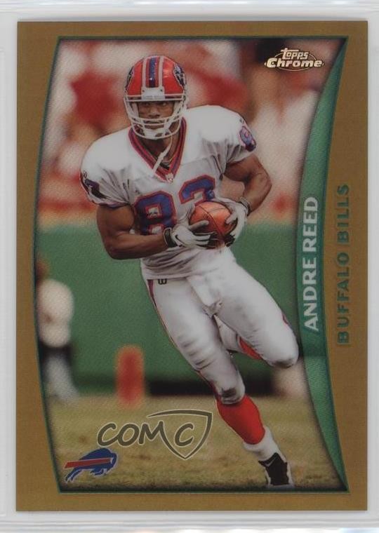 1998 Topps Chrome Refractor Andre Reed #91 HOF h8k