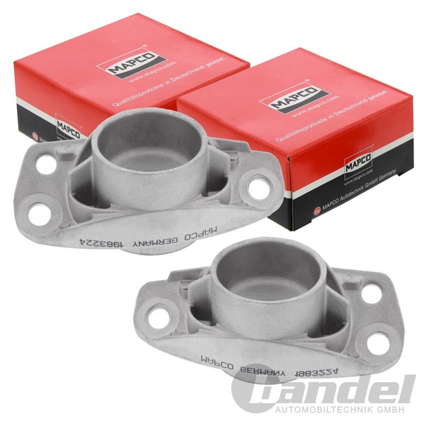 2X Mapco Domlager Hinten Passend FüR Audi A3 Seat Altea Leon Toledo VW Beetle EO-image
