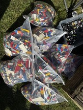Listing image for Job Lot Genuine LEGO Bulk Mixed Bricks Plates Wheels Parts Pieces 1.9kg Bag