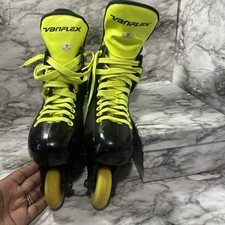 Variflex City Heat Roller Blades In-Line Skates Yellow 1990 Men  s Sz 7, Vintage