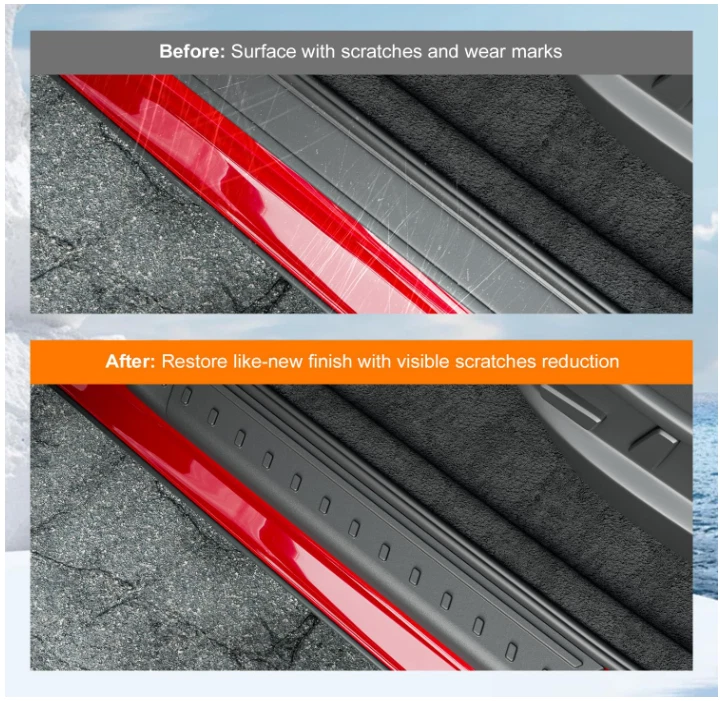 Protector de umbral de puerta compatible con Kia Telluride 2020-2025 4 piezas accesorios Foto 3 de 4