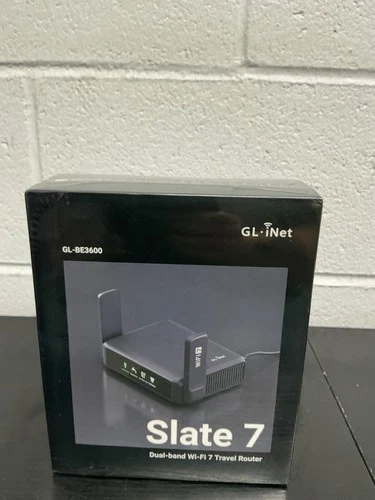 GL-BE3600 (Slate 7) Portable Travel Router, Pocket-Sized Dual-Band Wi-Fi 7 Tr...