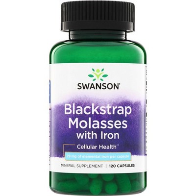 Swanson Premium Blackstrap Molasses with Iron (29mg)