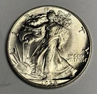 Lustrous Mint State 1938-P Walking Liberty Silver Half Dollar, Orig Uncirculated