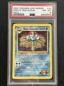 Misty's Tentacruel 10/132 Gym Heroes Holo Rare