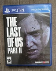 PS4 THE LAST OF US PART II PlayStation 4 Two Discs