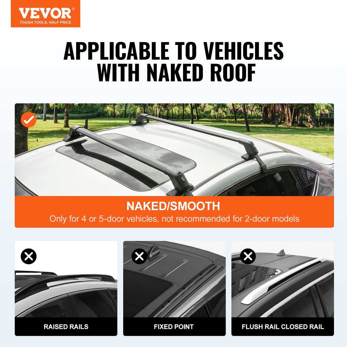 車のパーツ universal Roof rack Set MAXRAX UNIVERSAL ROOF RACK 48
