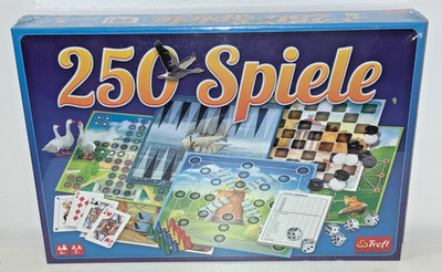 250 Spiele Trefl Spielesammlung Neu OVP Würfelspiel Brettspiel