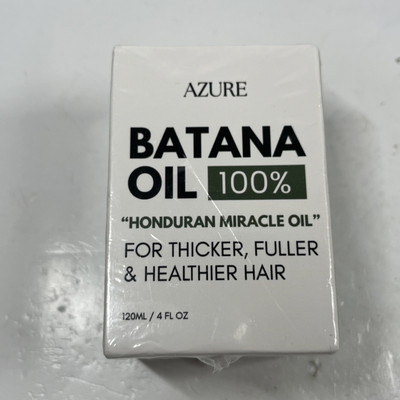 #ad Azure 100% Pure Batana Oil Honduran Miracle Oil 4oz EXP 11 2027 NEW amp; SEALED $19.99
