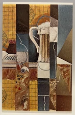 Abstraction Cafe Interior, Juan Gris, Columbus Gallery of Fine Arts, OH Postcard