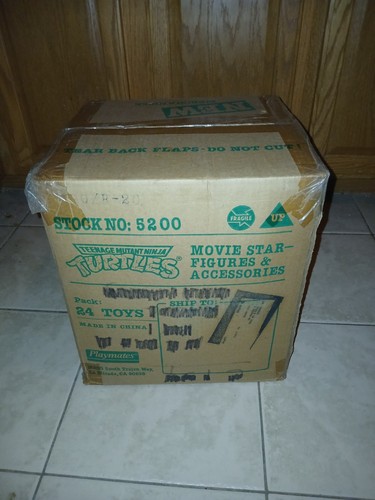 1993 Teenage Mutant Ninja Turtles Movie Actors Empty Case Carton Rare - Picture 2 of 2