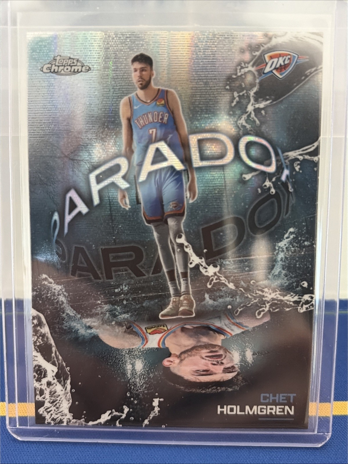 2025-26 Topps Chrome Chet Holmgren Paradox #PX-13 Thunder SSP Case Hit