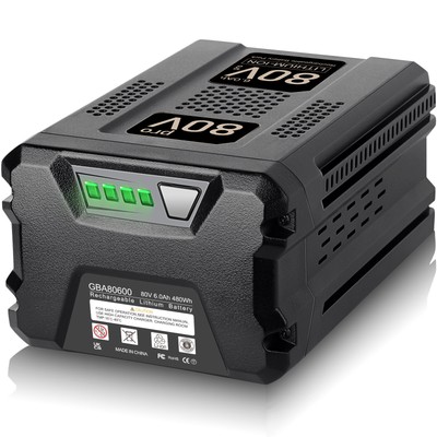 6.0Ah Lithium Battery For Greenworks 80V Pro GBA80600 GBA80300 GBA80400 GBA80200