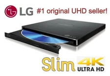 External LG WP50NB40 Slim Blu-ray drive w/BP60NB10 1.00MK fw - 4K, UHD Friendly!