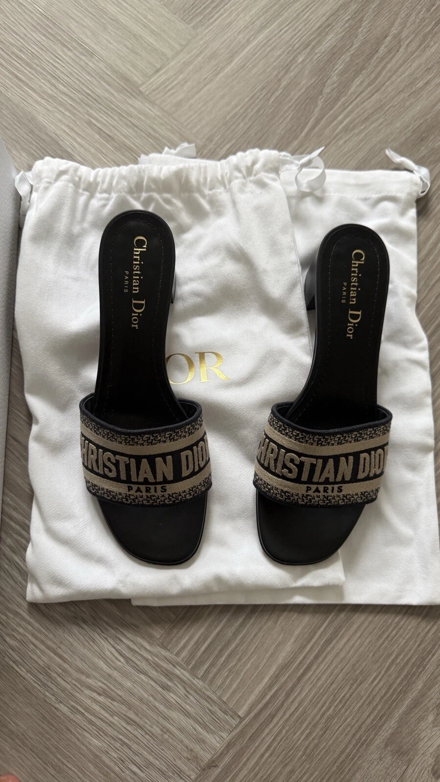 Diapositive à talons Dior Dway