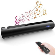 106DB/60W Sound Bars for TV,18.9-Inch 3D Surround Sound Wired and Wireless Bluet