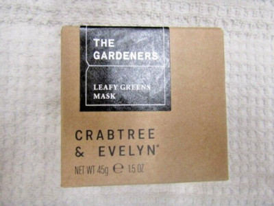 CRABTREE & EVELYN~~THE GARDENERS~~LEAFY GREENS MASK 1.5 OZ NIB SEALED 56