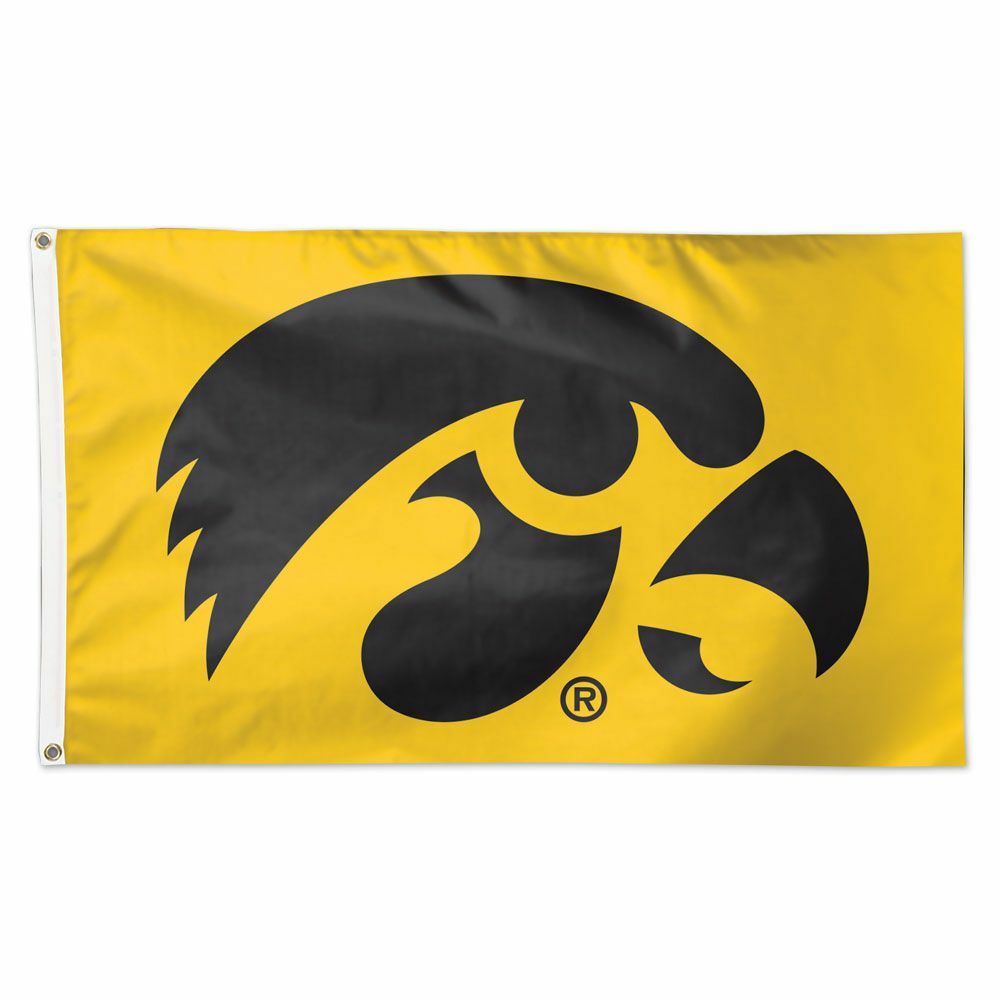 Iowa Hawkeyes Vintage ANF Flag - 3x5 Foot Polyester Made In USA