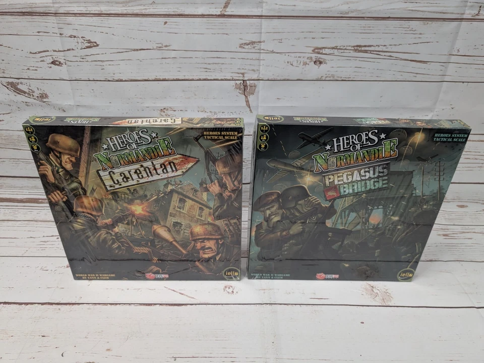 4 Heroes of Normandie Exps Carentan Sainte-Mere Eglise Pegasus Bridge D-Day NIS Foto 2 de 4