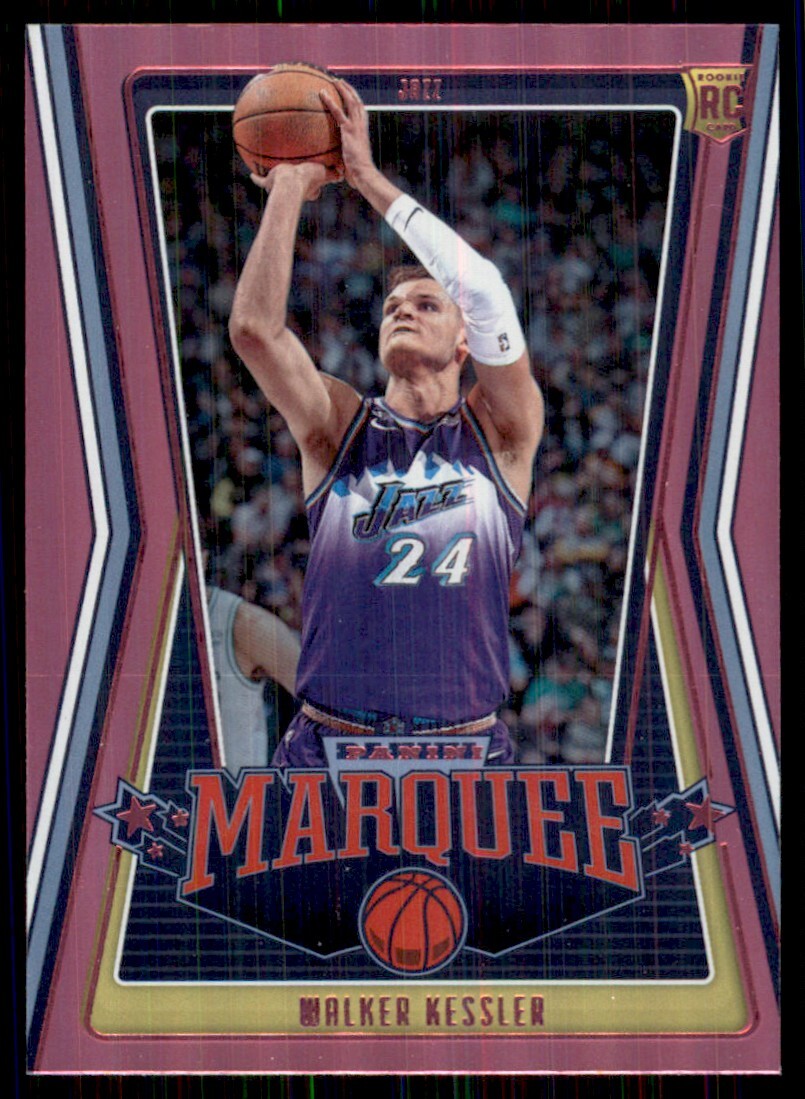 2022-23 Chronicles Marquee Pink #241 Walker Kessler Rookie Jazz