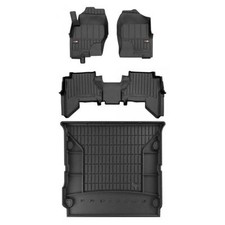Frogum TPE Pro-Line Tappetini+Portabagagli Set per Nissan Pathfinder III 2005-20