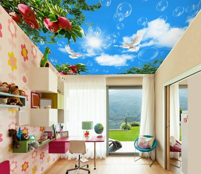 3D Red Flower 175 WallPaper Murals Wall Print Decal Wall Deco AJ WALLPAPER Zoe