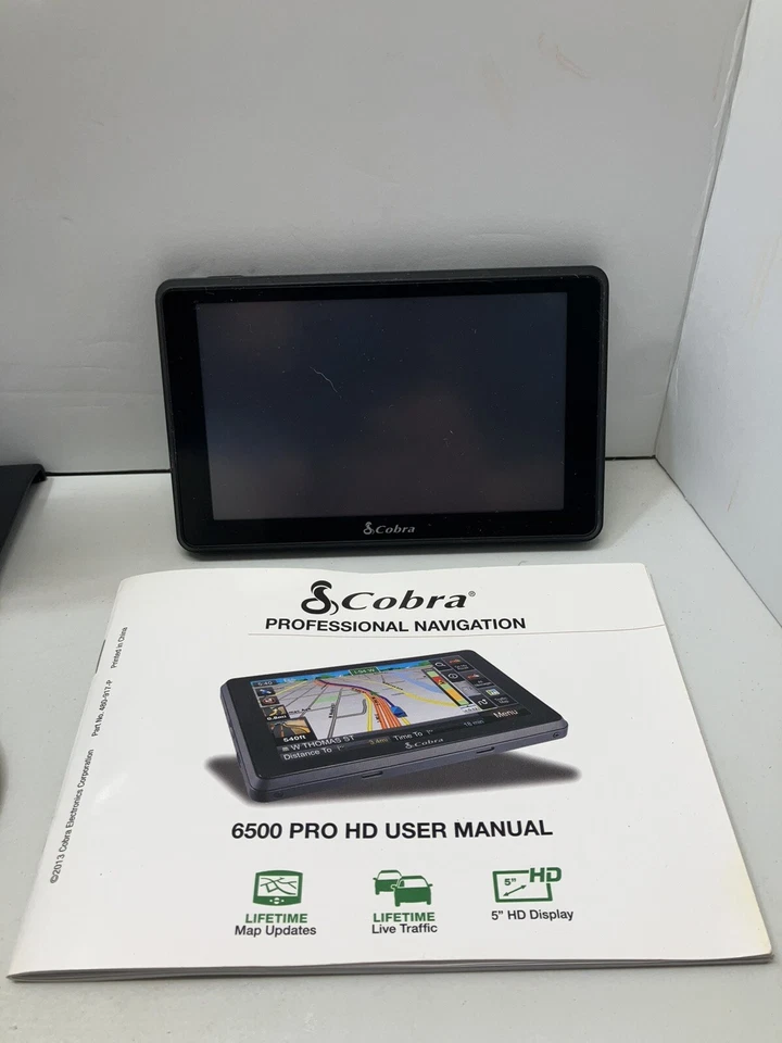 Cobra 6500 Pro HD Truck Navigation GPS Powers Up Works Lifetime Map Updates - Image 2 of 4