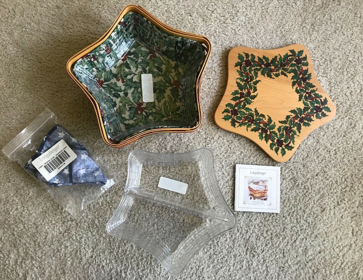 Longaberger 2001 Christmas Star Baskets - Set of 3 Sizes | eBay