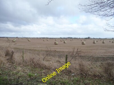 Photo 6x4 Straw bales at Adaman Graves Toulston I cannot find out what th c2013