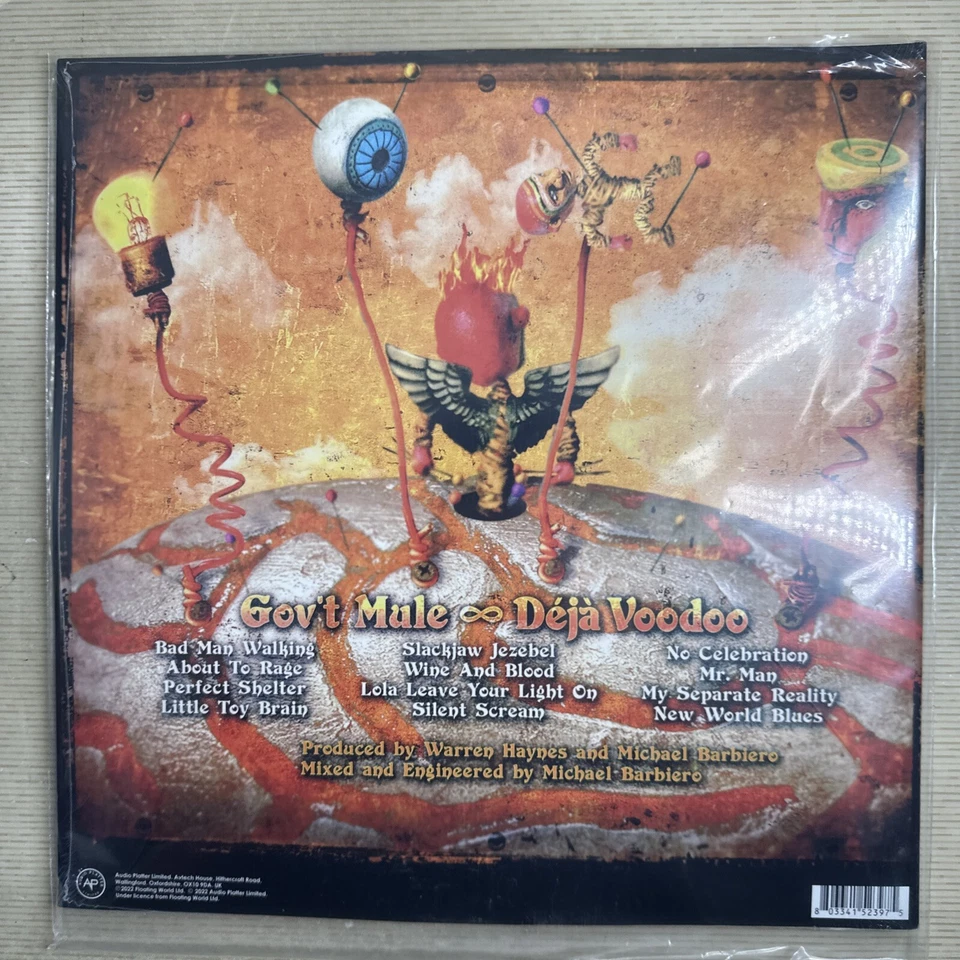 Gov't Mule - Deja Voodoo 12” Vinyl record MINT SEALED LTD Edition - Image 2 of 2