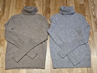 AQUA CASHMERE - Lot Von 2 - Cashmere Rollkragenpullover