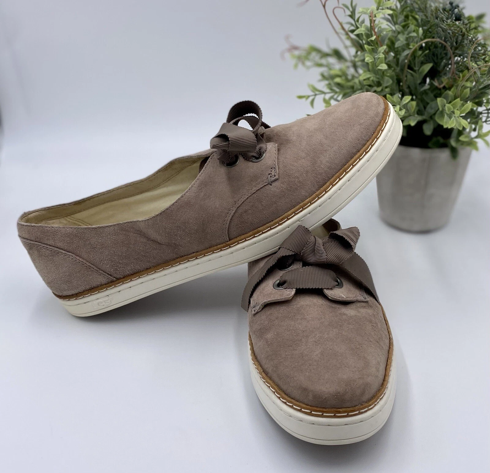 Scarpe a nastro con lacci UGG donna marrone chiaro Carilyn Demitasse taglia 11 S N 1013356