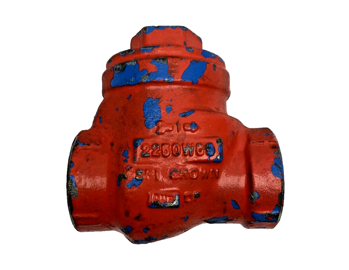 1-7H30-300 SFI CROWN, SWING GATE THREADED CHECK VALVE 1