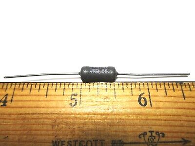 Vintage NOS Sovereign Midget Wire Wound Fixed Resistance Resistor 3000Ohms