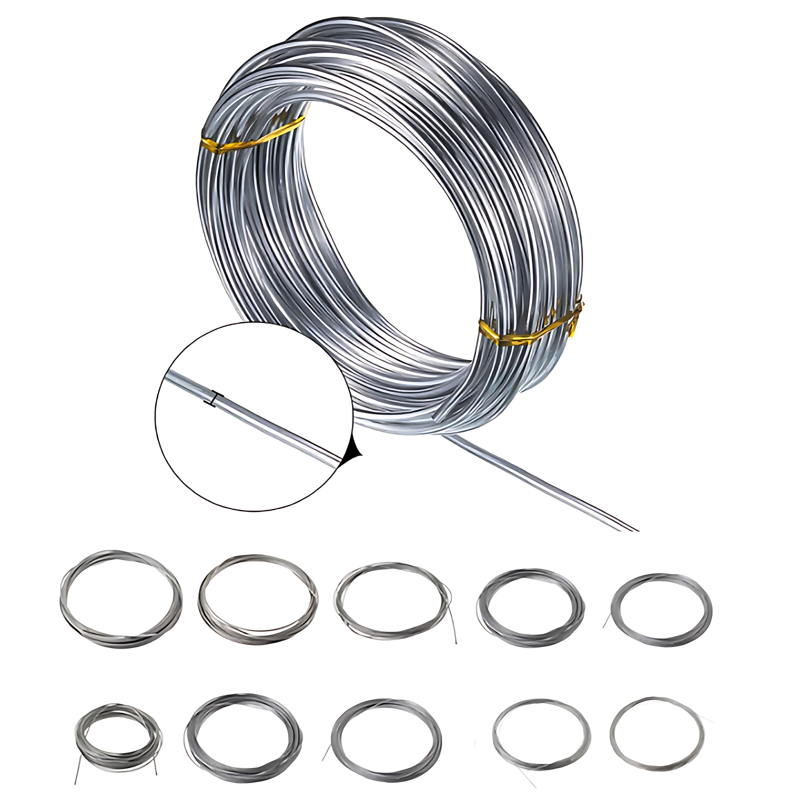 304 Stainless Steel Wire Soft / Hard Wire Craft Jewellery Florist Wire