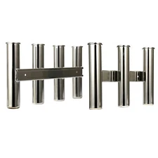 3 or 4 Tube Fishing Rod Rack Stainless Steel Boat Fishing Rod Pod Pole Holder