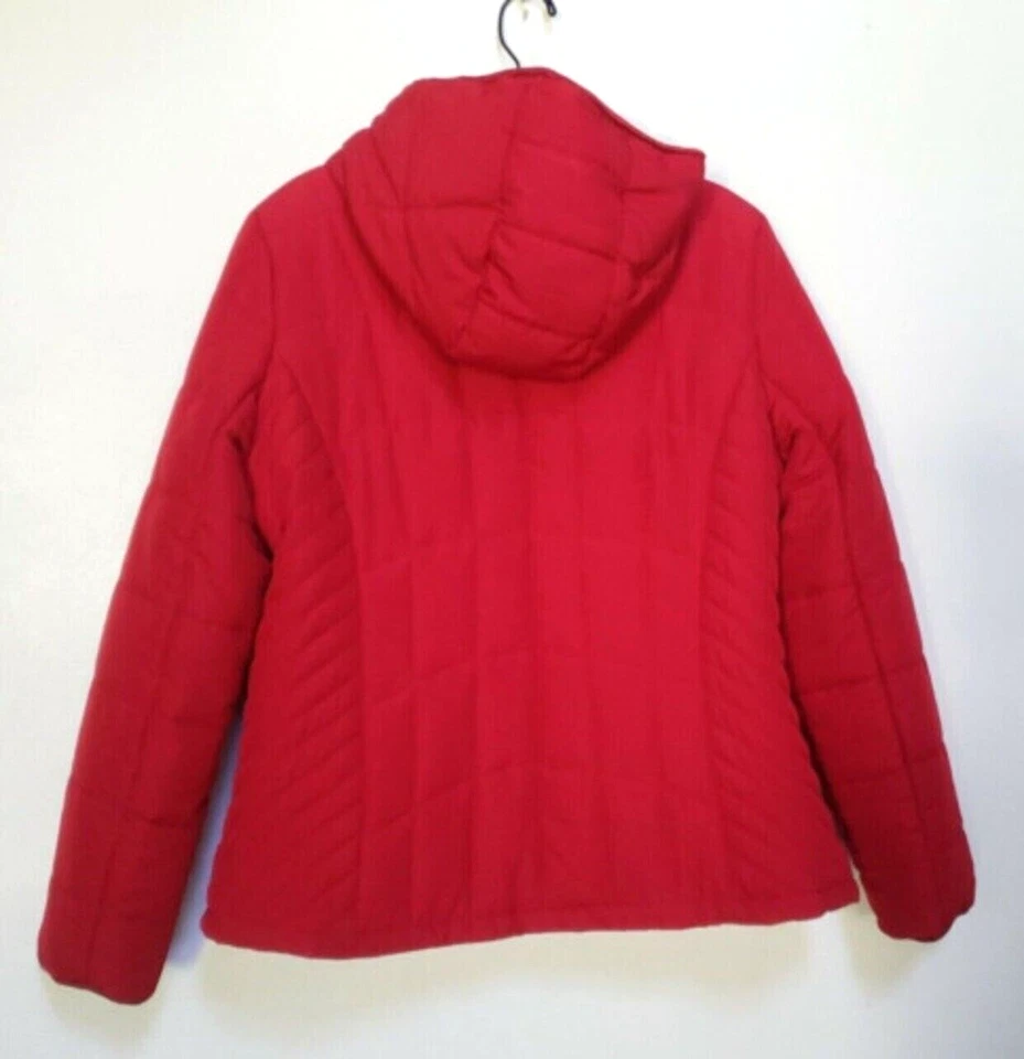 Abrigo rojo forrado de lana Kenneth Cole Reaction niñas talla L Foto 2 de 4