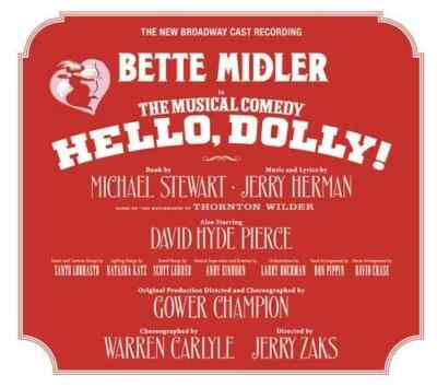 Hello Dolly (New Broadway Cast Recording)   CD  **NEW**